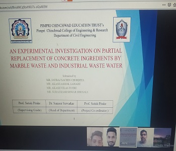 Workdone during Lockdown under Civil Engineering Department, PCCOER